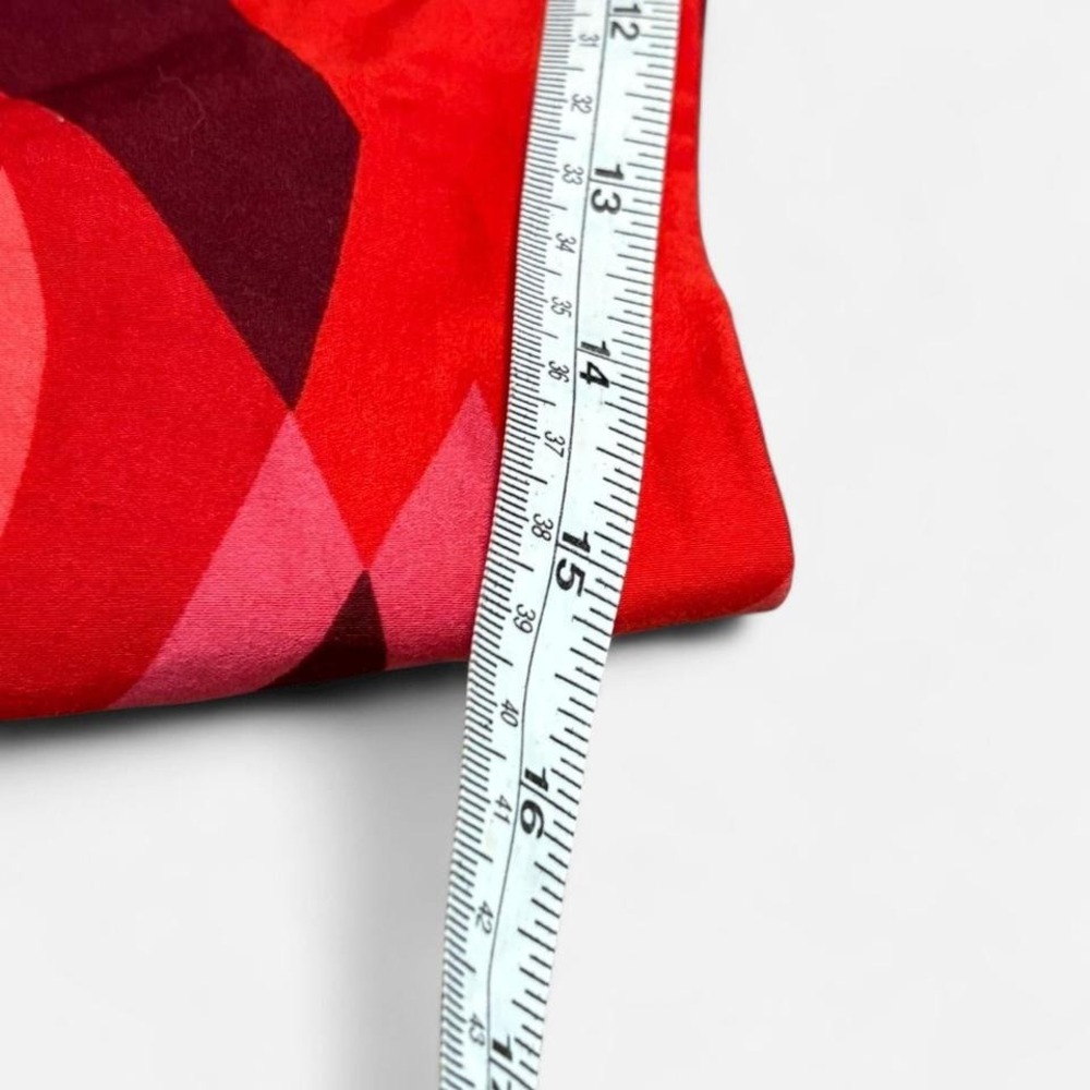 Ann Taylor red and pink abstract print skirt‎ - Picture 4 of 4
